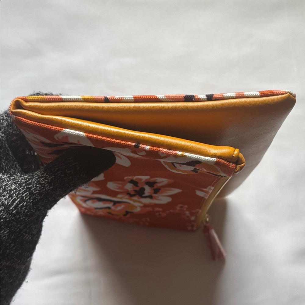 Rachel Pally Reversible Clutch Orange / Brown EUC - Picture 7 of 10